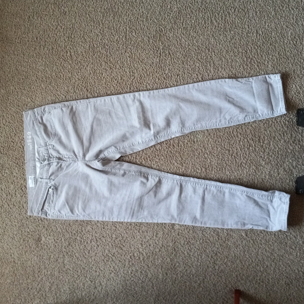 Gap 1969 Light Gray Women's Corduroy Pants